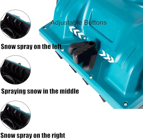 Pala da Neve elettrica Senza Fili, spazzaneve Pieghevole, spazzaneve a Spinta Manuale, Larghezza di Pulizia 33 cm, profondità 20 cm, Distanza di Lancio 8 m, spazzaneve Senza Fili brushless c : Amazon.it: Giardino e giardinaggio