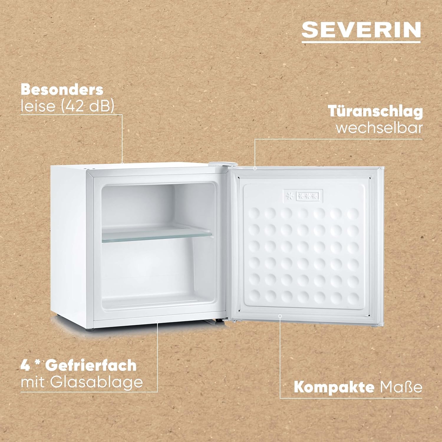 SEVERIN GB 8886 Gefrierbox kompakt weiß