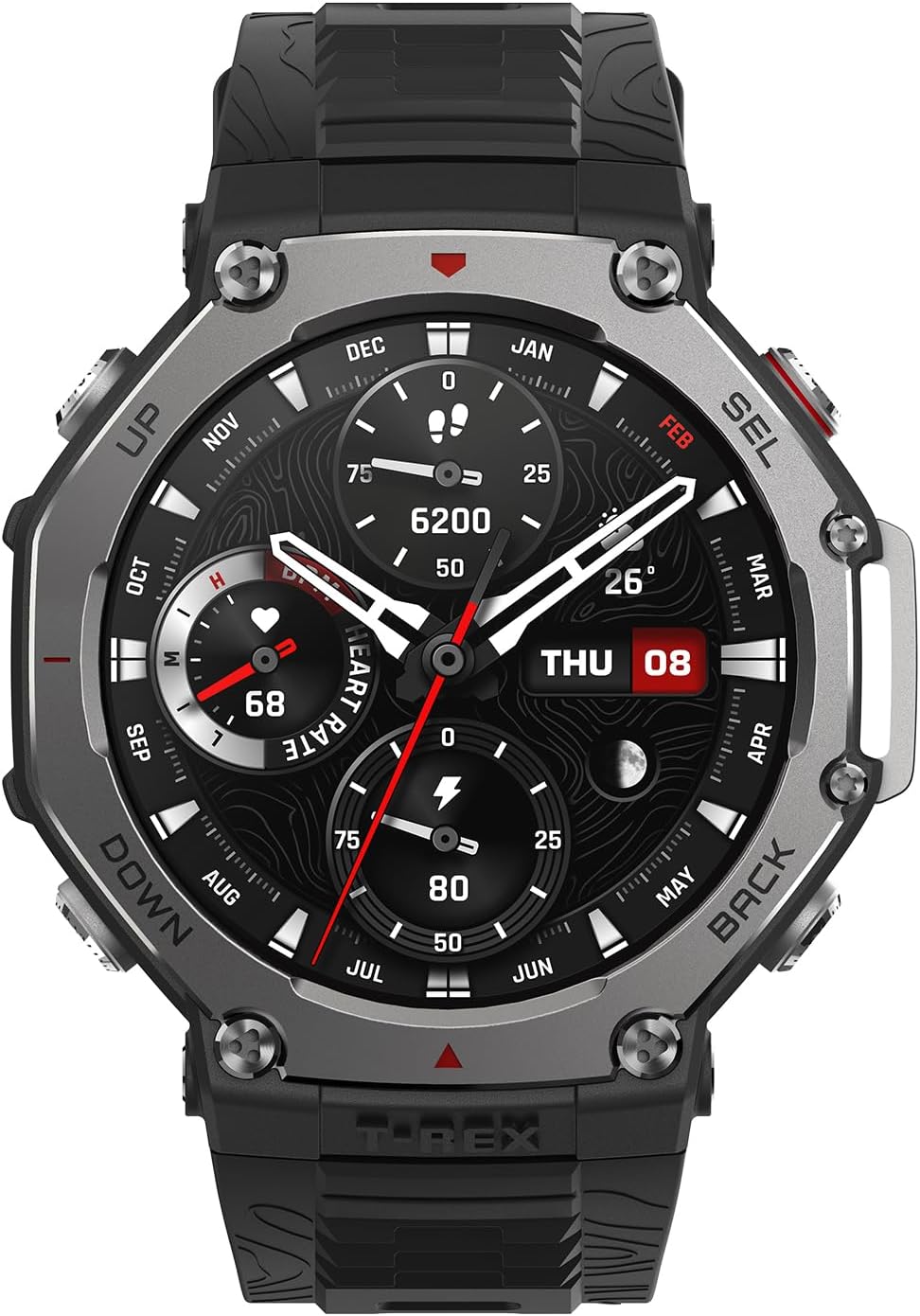 Amazfit T-Rex 3 Outdoor Smartwatch 48mm Display AMOLED, Mappe & Navigazione Offline,6 Sistemi Satellitari Dual Band GPS, 27 Giorni di Durata Batteria,Pagamento NFC, 170+ Modalità Sport per Avventura