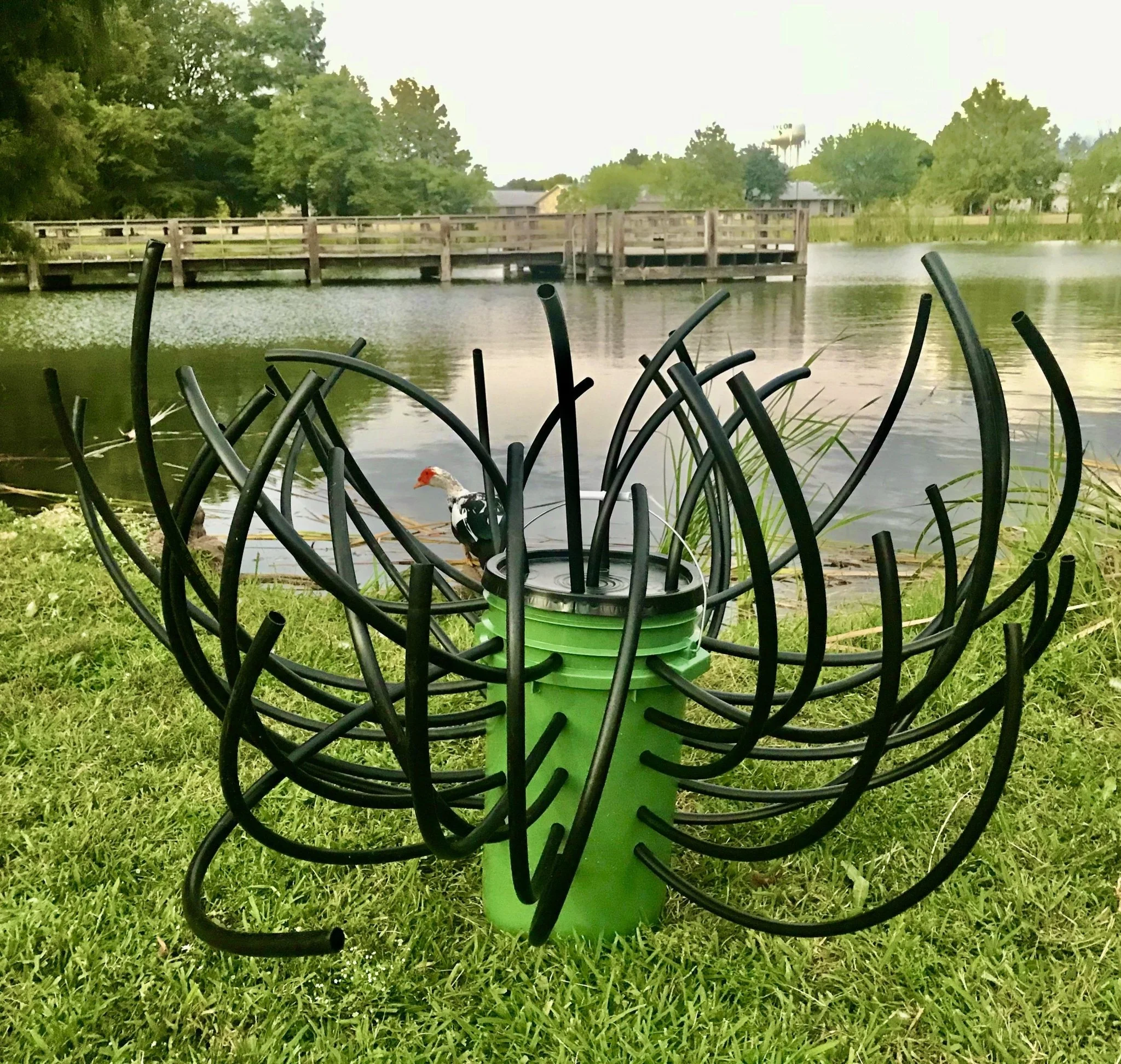 Fish 'N A Barrel Artificial Fish Habitat Tree for Ponds, Lakes, Docks, Creates Dense Structure, Brush Reef