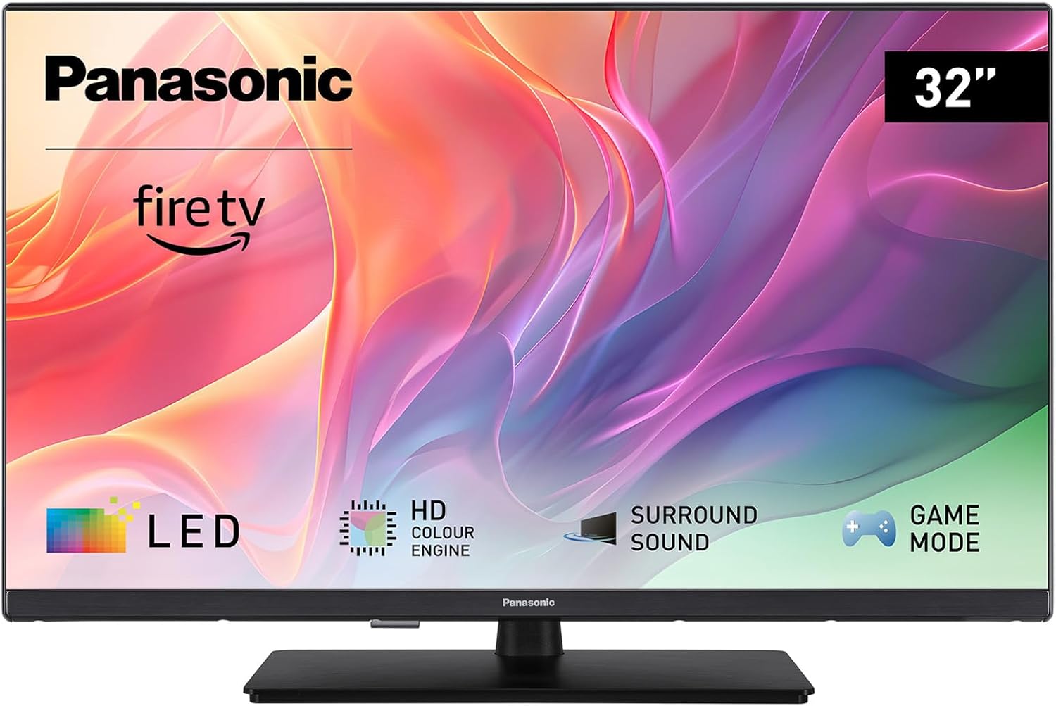 Panasonic TV-32S55AEZ, Serie S55 32 pollici Smart TV LED Full HD, 2024, Fire TV, HD Colour Engine, HDR, Alexa Voice Control, Game Mode, Media Player, Per un'Esperienza Visiva Ottimale
