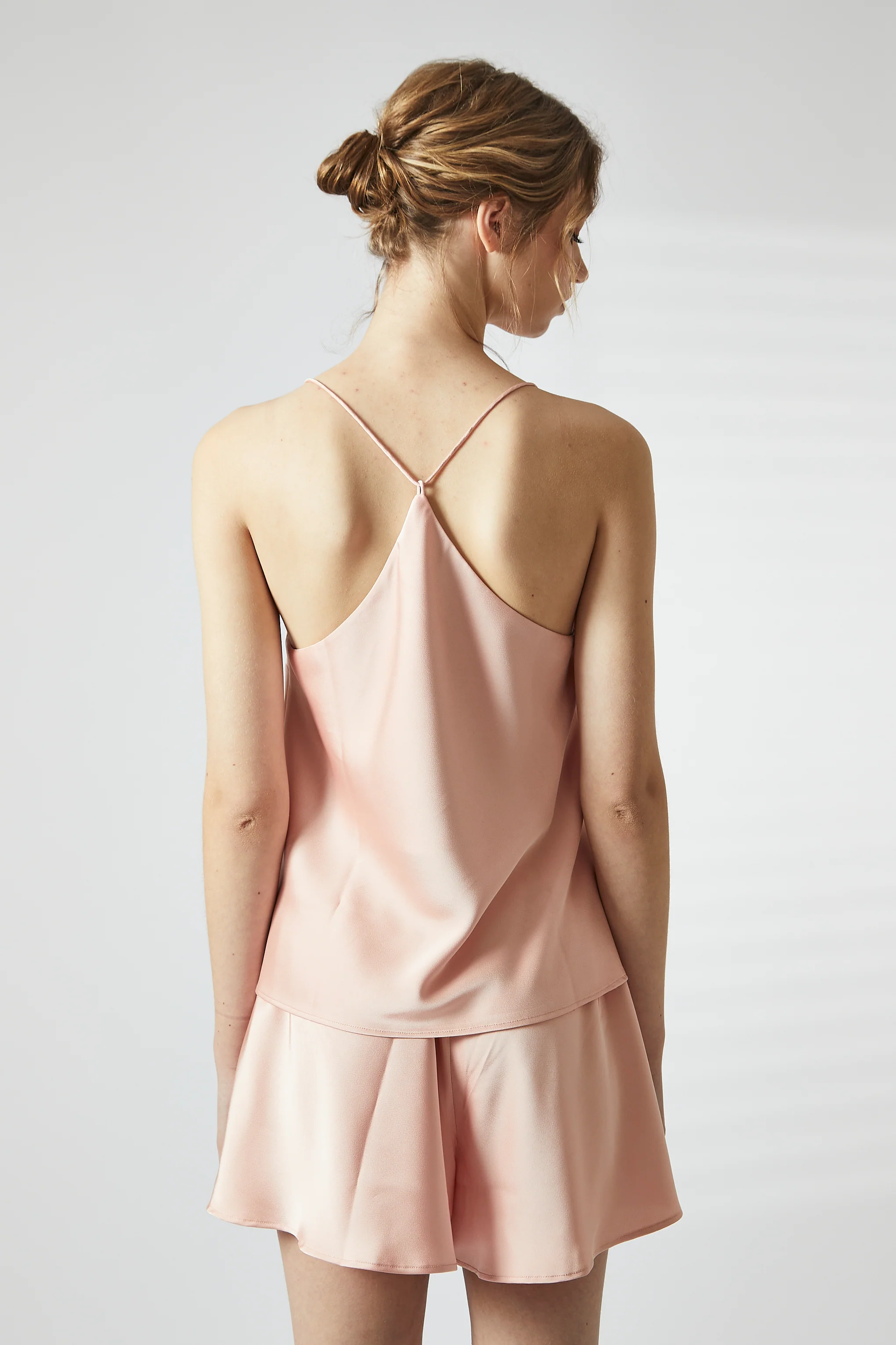 Dusty Pink Cami Short Pyjama Set