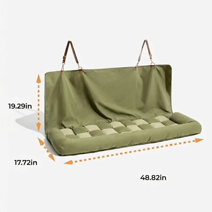 Large Dog Car Seat Bed �C Waterproof & Bolstered with Anti-Slip Base