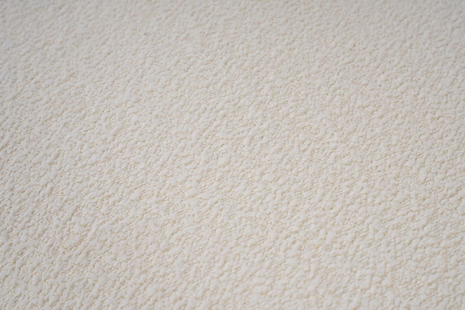 Bubble Beige L1 Ecksofa - Weiss