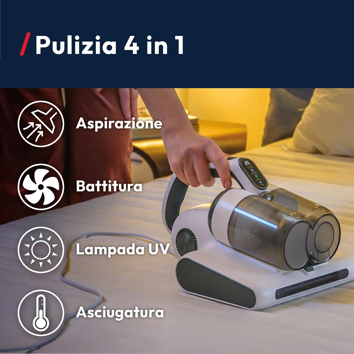 Hoover HMC5 Aspirapolvere a Mano per Materassi