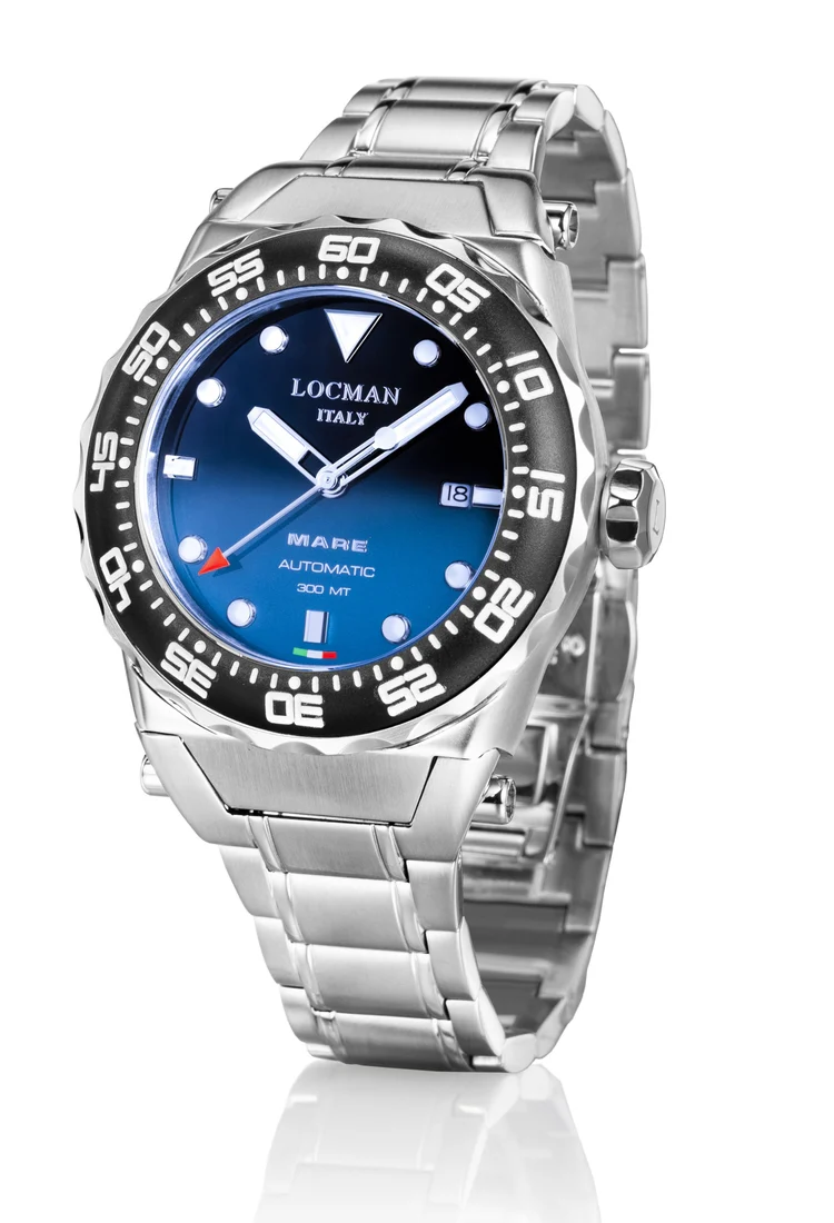 Orologio Locman Mare quadrante blu bracciale acciaio 0559A24A-00KBNKB0