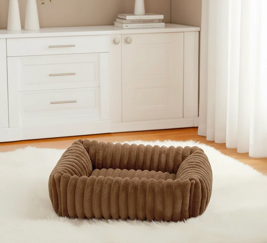 Orthopedic Dog Bed | Foam Base & Raised Edges | Small & Medium | 5 Colors | Hand Washable