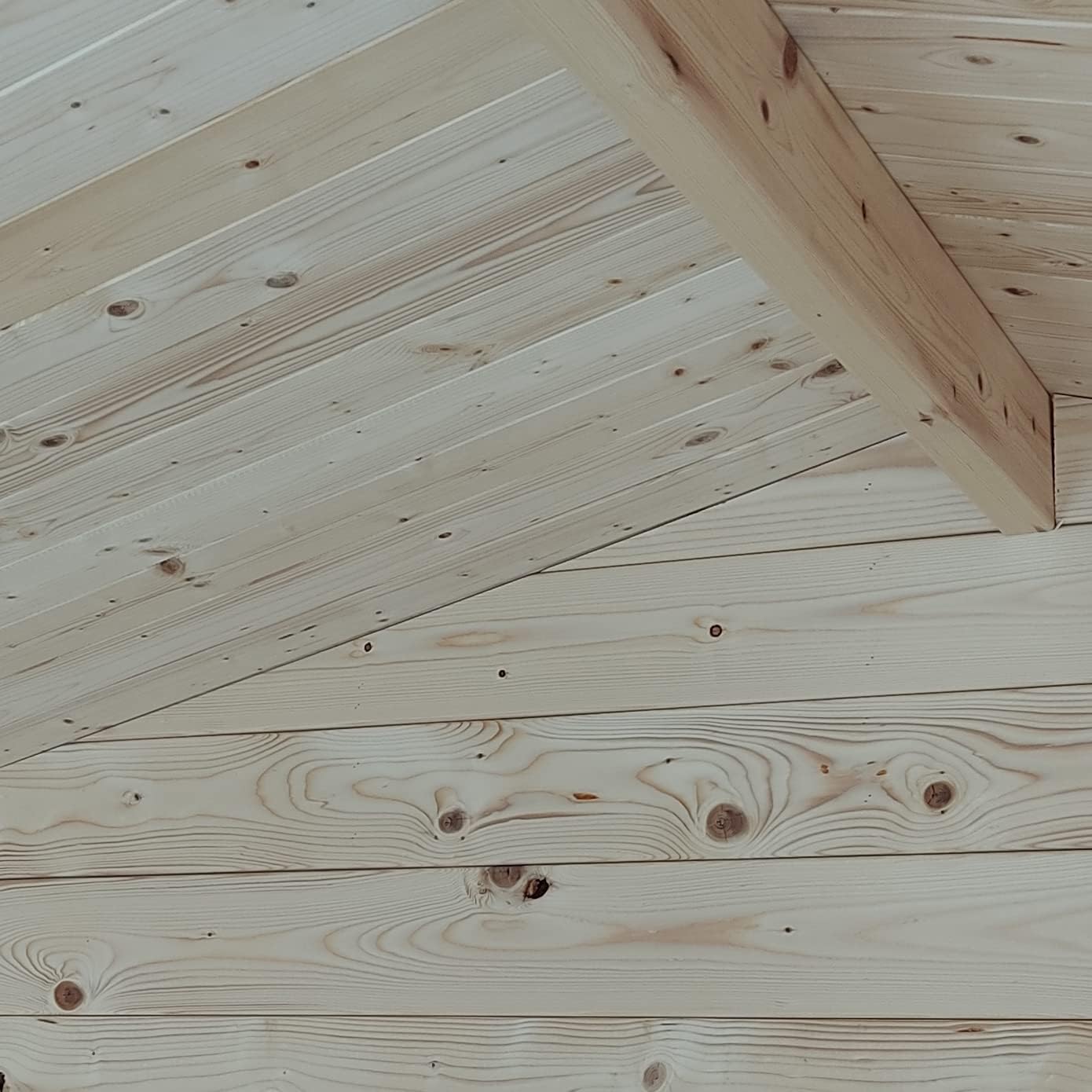 Gartenhaus Bh25 Opera 300x250 aus Fichtenholz 25 mm mit Doppeltür und Fenster, Nut-und-Feder-Dach und Boden, Fundamentbalken, einfacher Aufbau, PEFC-Zertifiziert