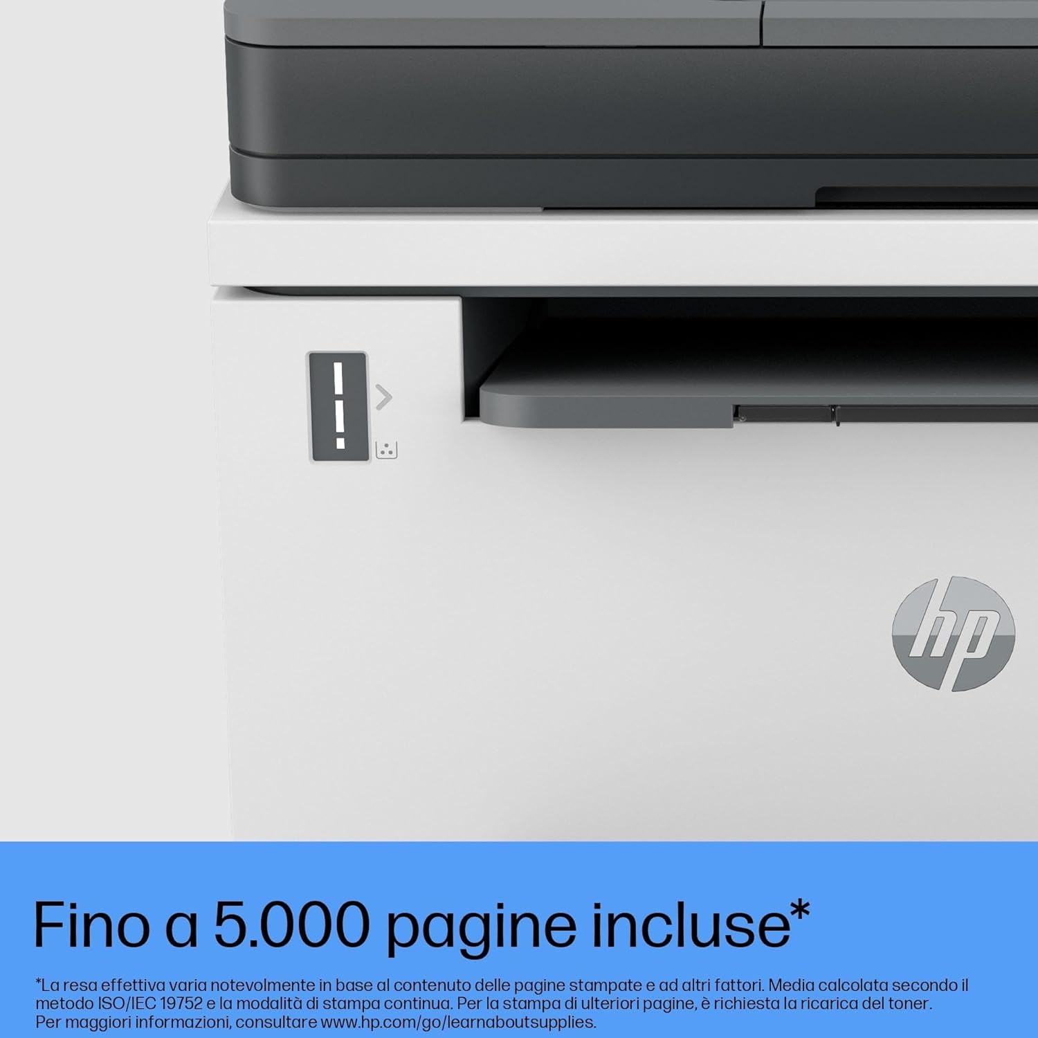 Laser Tank 2604sdw 381V1A, Stampante Monocromatica Multifunzione con Serbatoio Toner integrato a Ricarica Rapida, Stampa F/R Automatica, 22 ppm, Fino a 5000 Pagine, Scansione, Wi-Fi, USB, Bianca