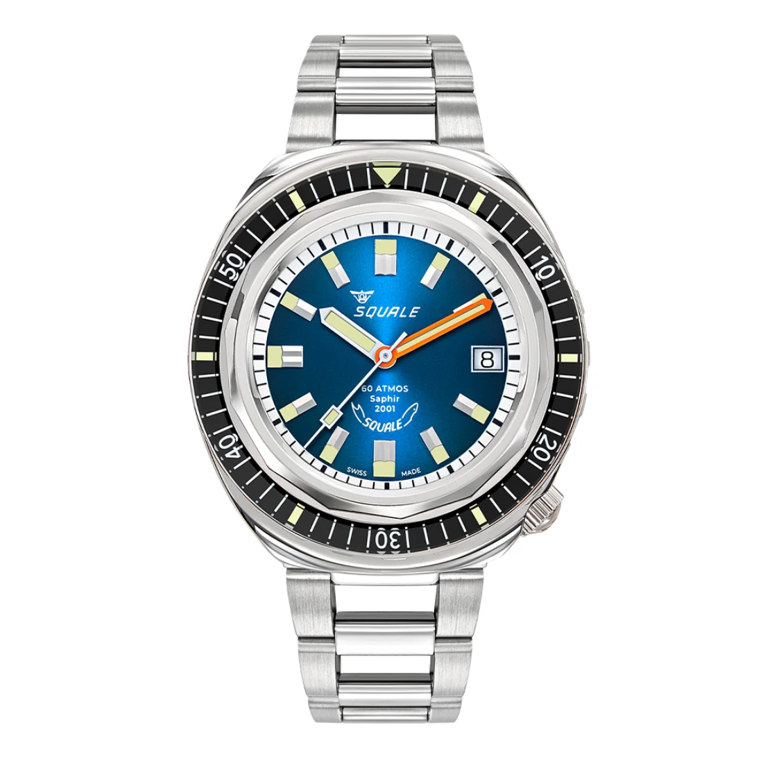 Orologio Squale 2001 quadrante blu subacqueo 600mt 2001BKBL.AC