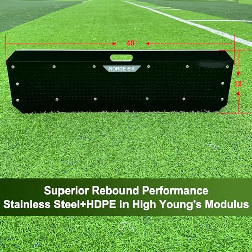 Norge Eik Steelrebound, Rimbalzo Calcio Unisex, Nero : Sport e tempo libero