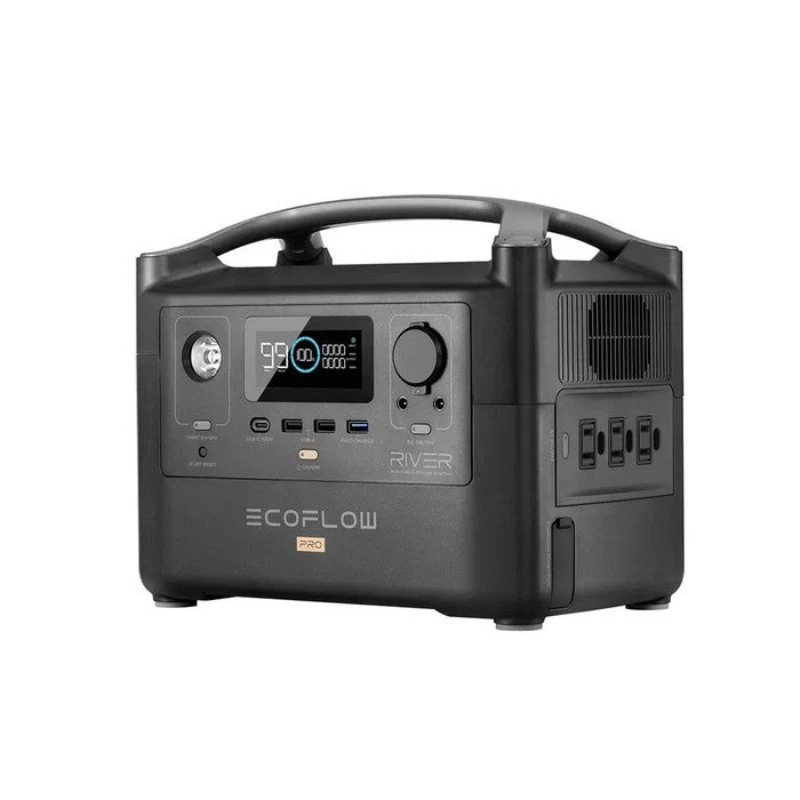 EcoFlow RIVER Pro Portable Power Station 600W 720Wh EFRIVER600PRO AM