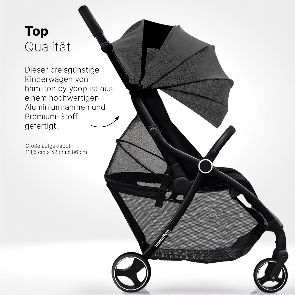 Kombi-Kinderwagen XL Kinderwagen – Premium Buggy mit MagicFold™ - Leicht und wendig