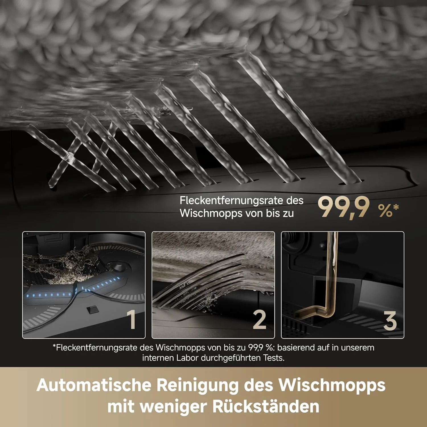 dreame X50 Master Staubsaugerroboter mit 24,9cm Basisstation, automatisches Nachfüllen und Entleeren, Nachlaufsystem, AI Hindernisvermeidung und 360° Navigation, 20.000 Pa