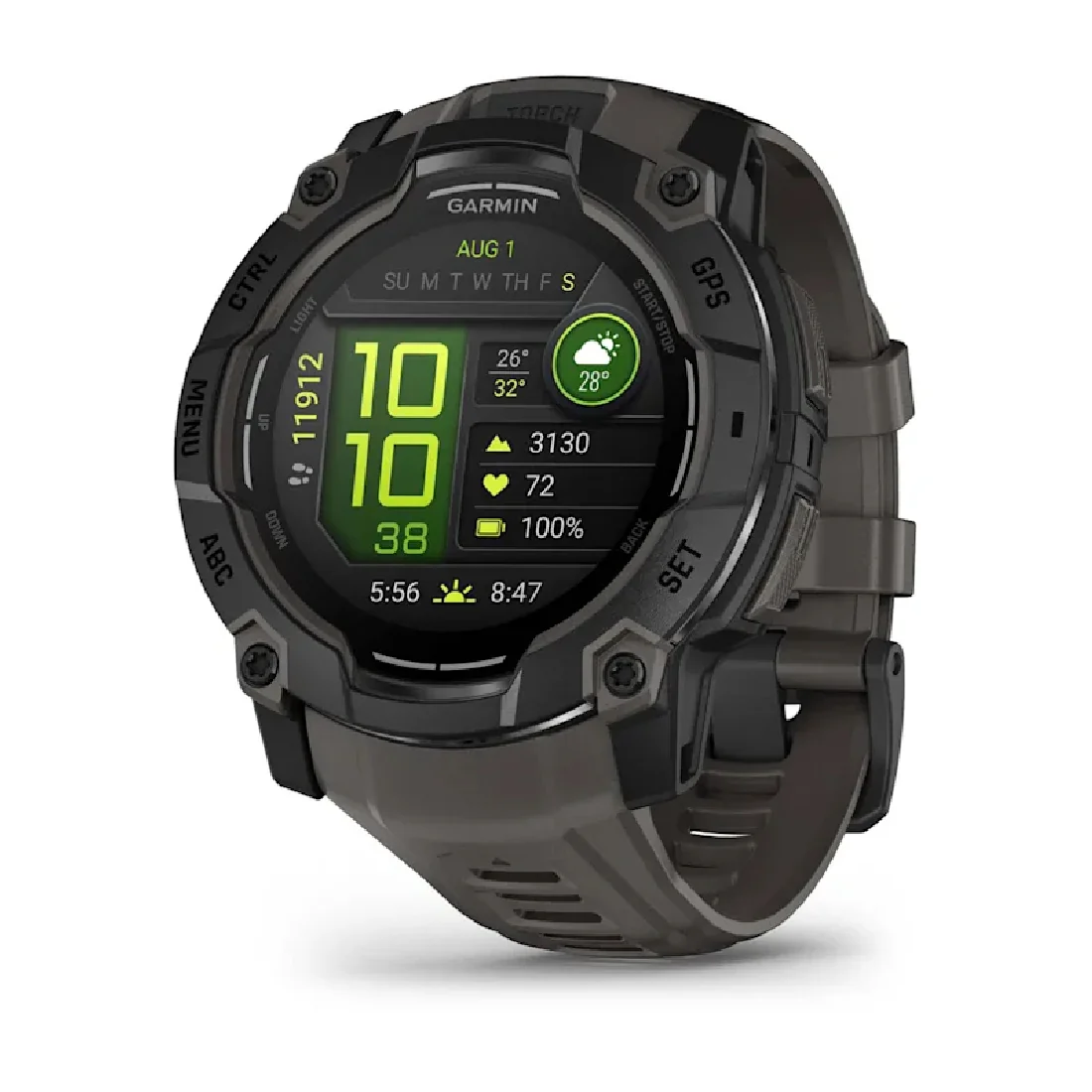 Orologio Garmin Instinct 3 Amoled 50mm nero e grigio 010-03020-00