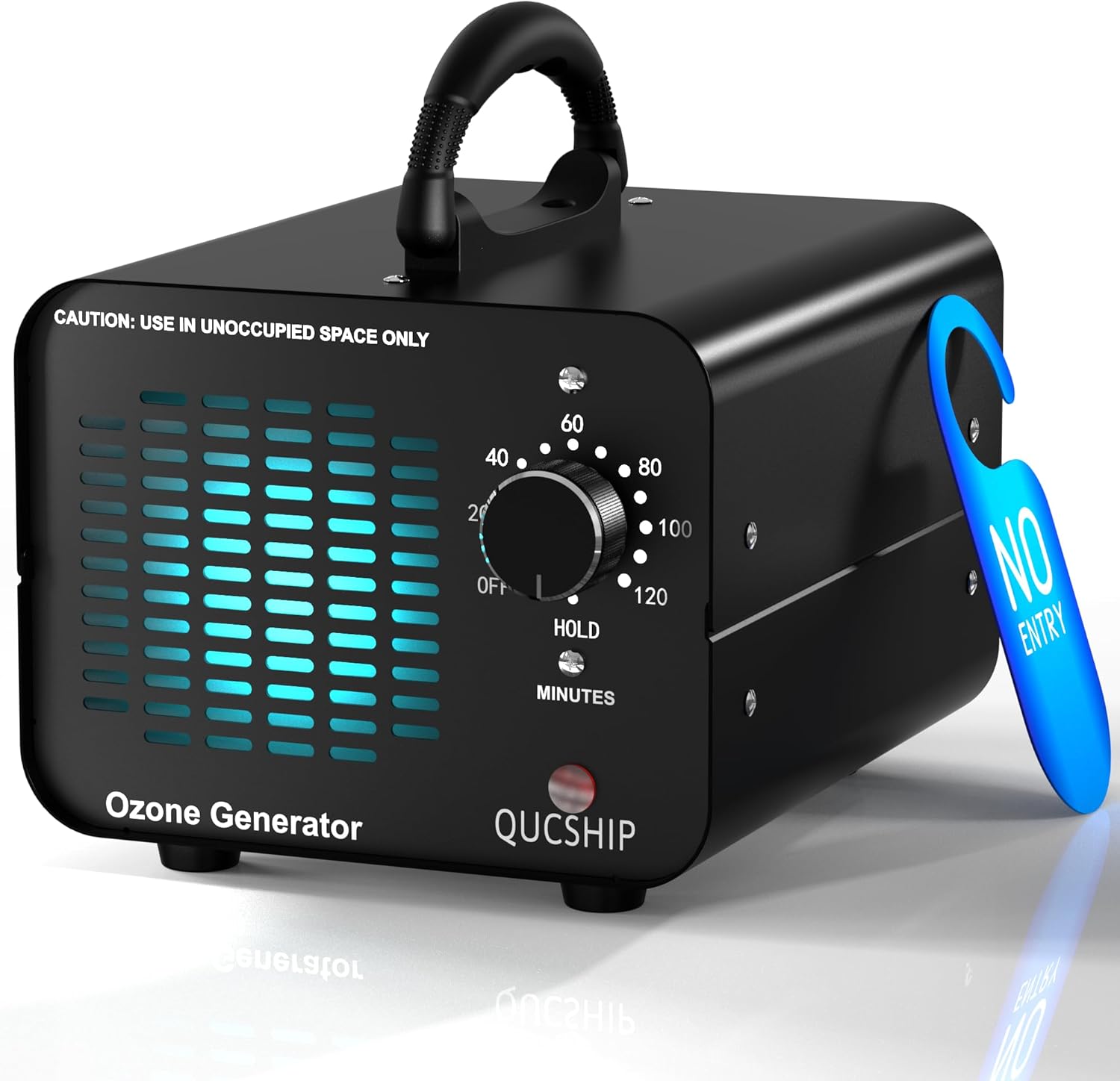 Generatore di Ozono 45000mg/h, Ozonizzatore per Ambienti Purificatore d'Aria Deodorante per 300㎡, Ozonizzatore per Ambienti per Uffici Garage Azienda Agricola