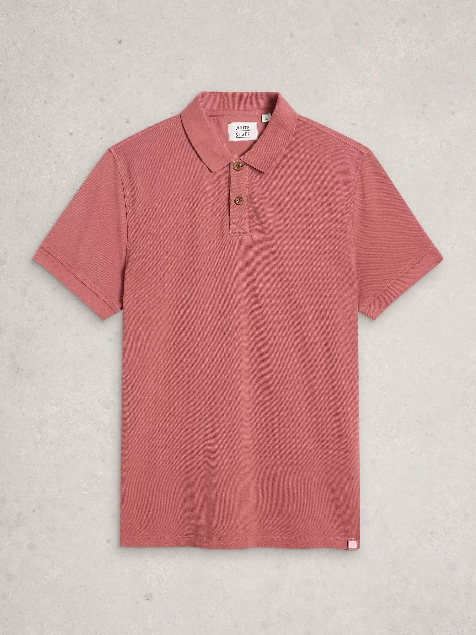 White Stuff Dusty Pink Utility Polo