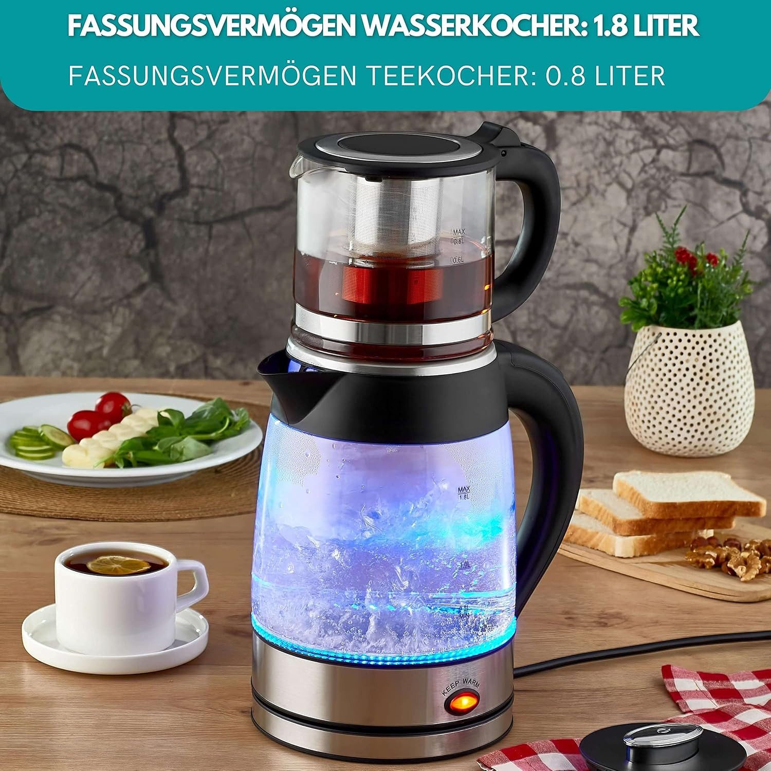 Wasserkocher ZLN-4858 Semaver Caydanlink