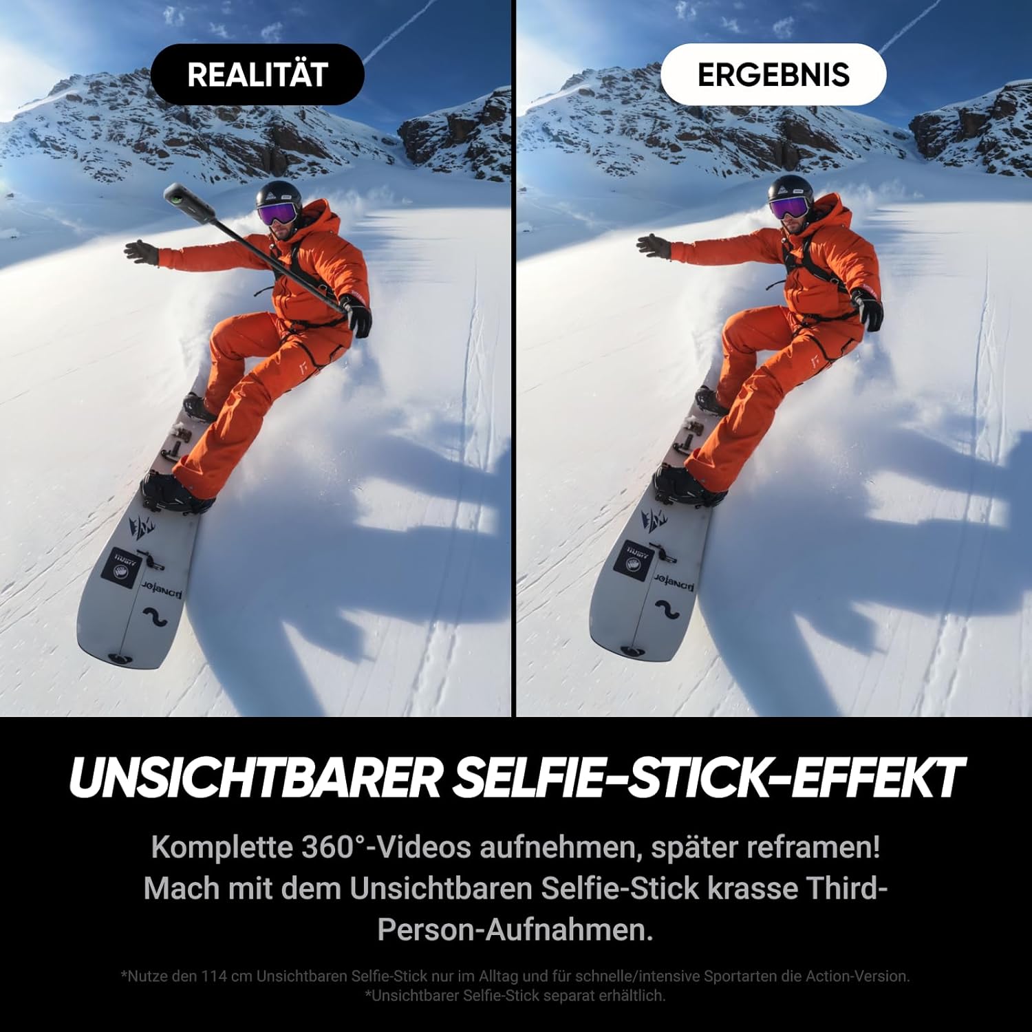 X5 Must-Have-Bundle - wasserdichte 8K 360°-Kamera, Führend bei wenig Licht, Unsichtbarer Selfie-Stick-Effekt, robuste & auswechselbare Linsen, 3 h Akku
