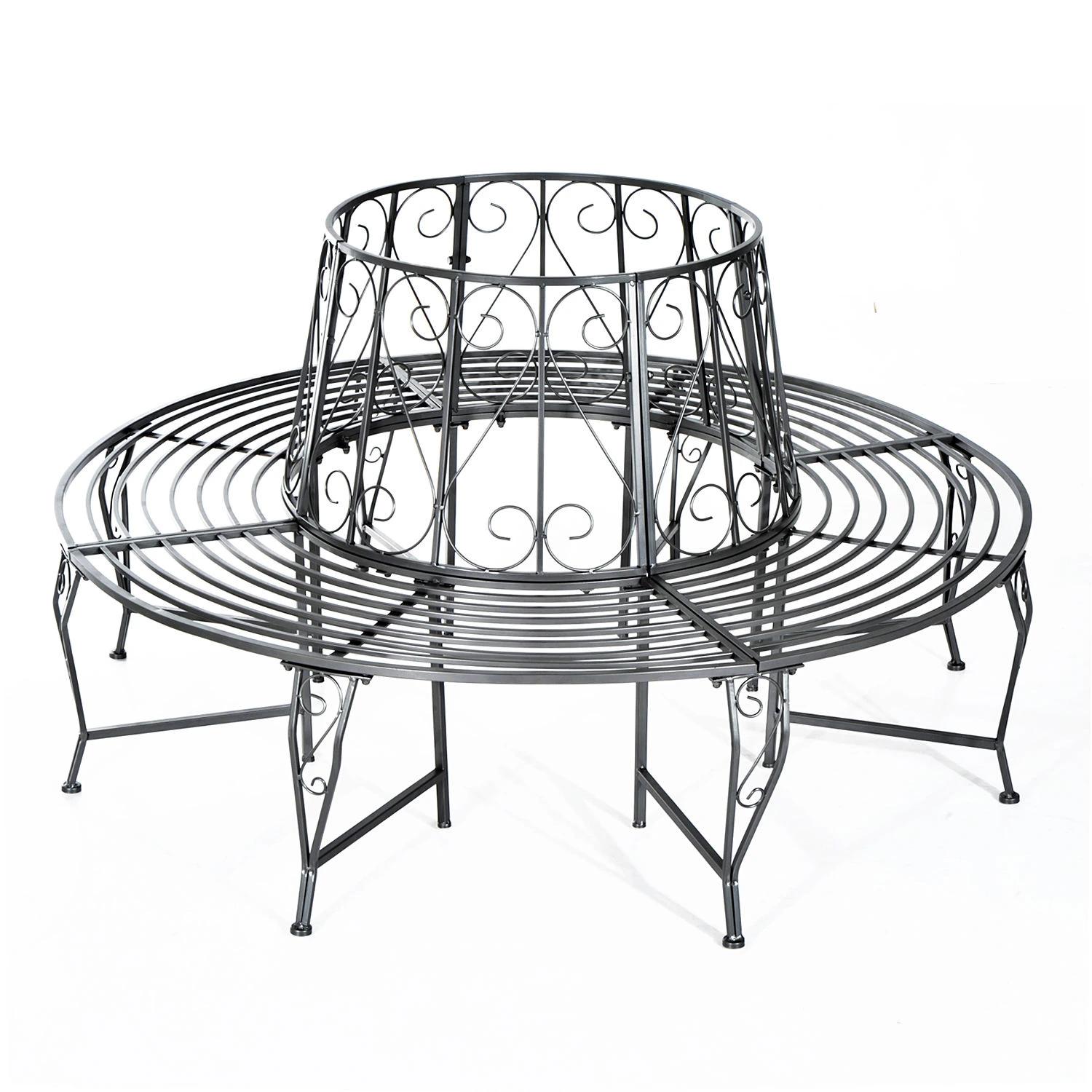 360�� boombank ronde bank tuinbank bankje parkbank bankje tuin metaal