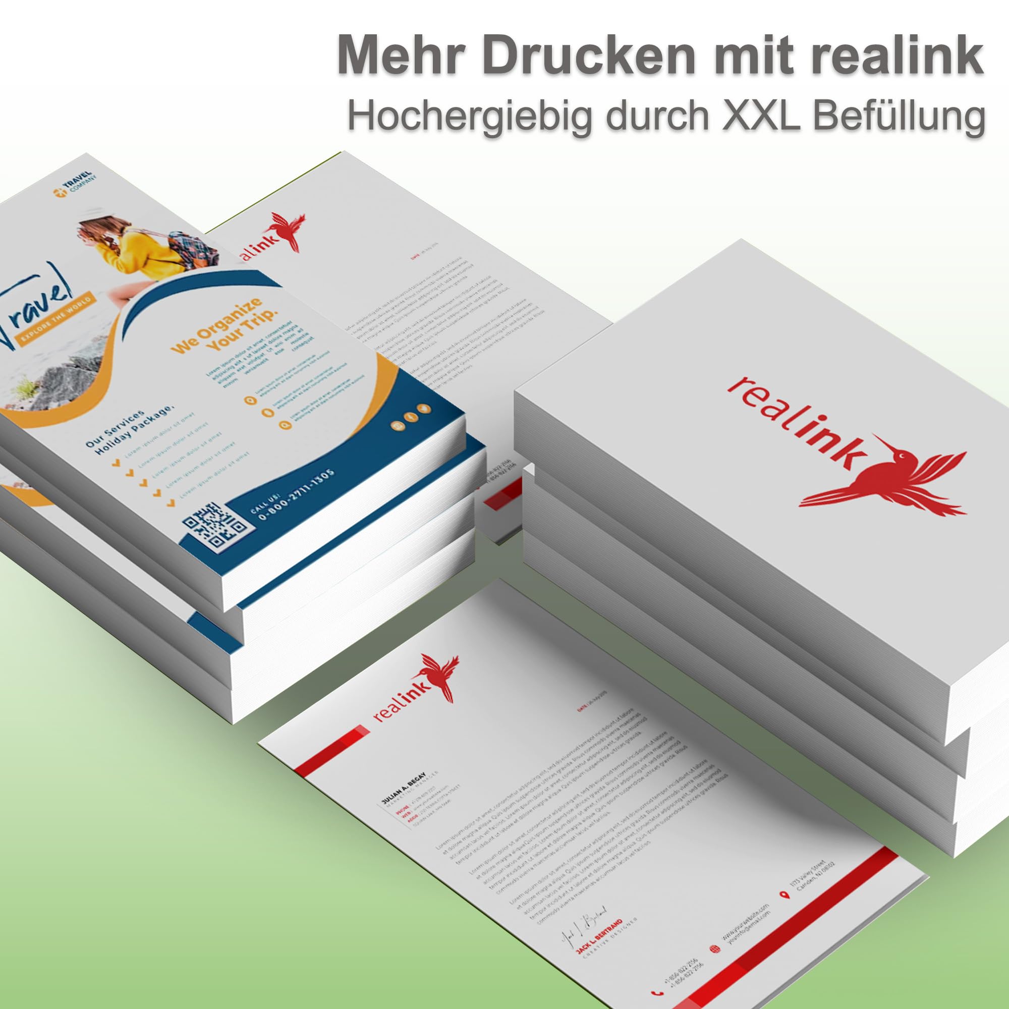 Multifunktionsdrucker TR7650 mit WLAN, Drucker, Scanner, Kopierer, Duplex und 15 XXL Druckerpatronen PGI-580/CLI-581