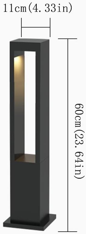 Moderne wasserdichte LED-Rasenleuchten für den Außenbereich, stilvolle Gartenwegelampen, Villa, Auffahrt, Bodenmontage, Landschaftsbeleuchtung, H14 cm, zum Aufhängen, eine Farbe B