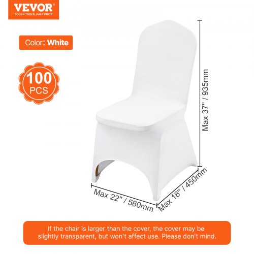 De Universell Stuhlhussen 100x Stretch Stuhl Husse Stuhlbezug Stuhlüberzug Weiß