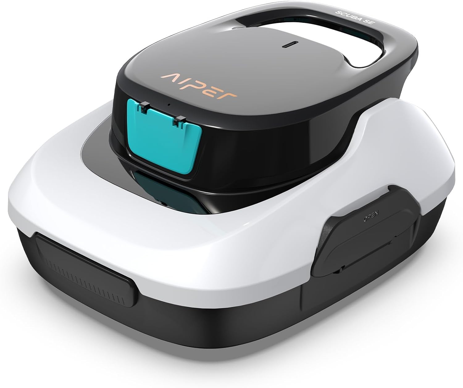 AIPER Scuba SE Poolroboter, Kabelloser Poolsauger Akku, 90 Minuten Reinigungszeit, Automatische Reinigung mit Selbsteinparkfunktion, Leichter Poolreiniger Ideal für Pools mit Flachem Boden