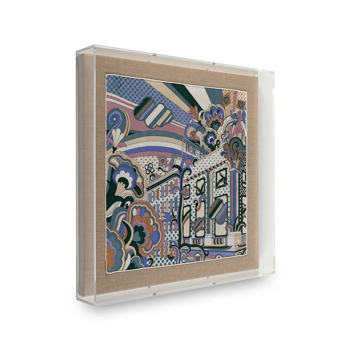 Framed Luxury Scarves