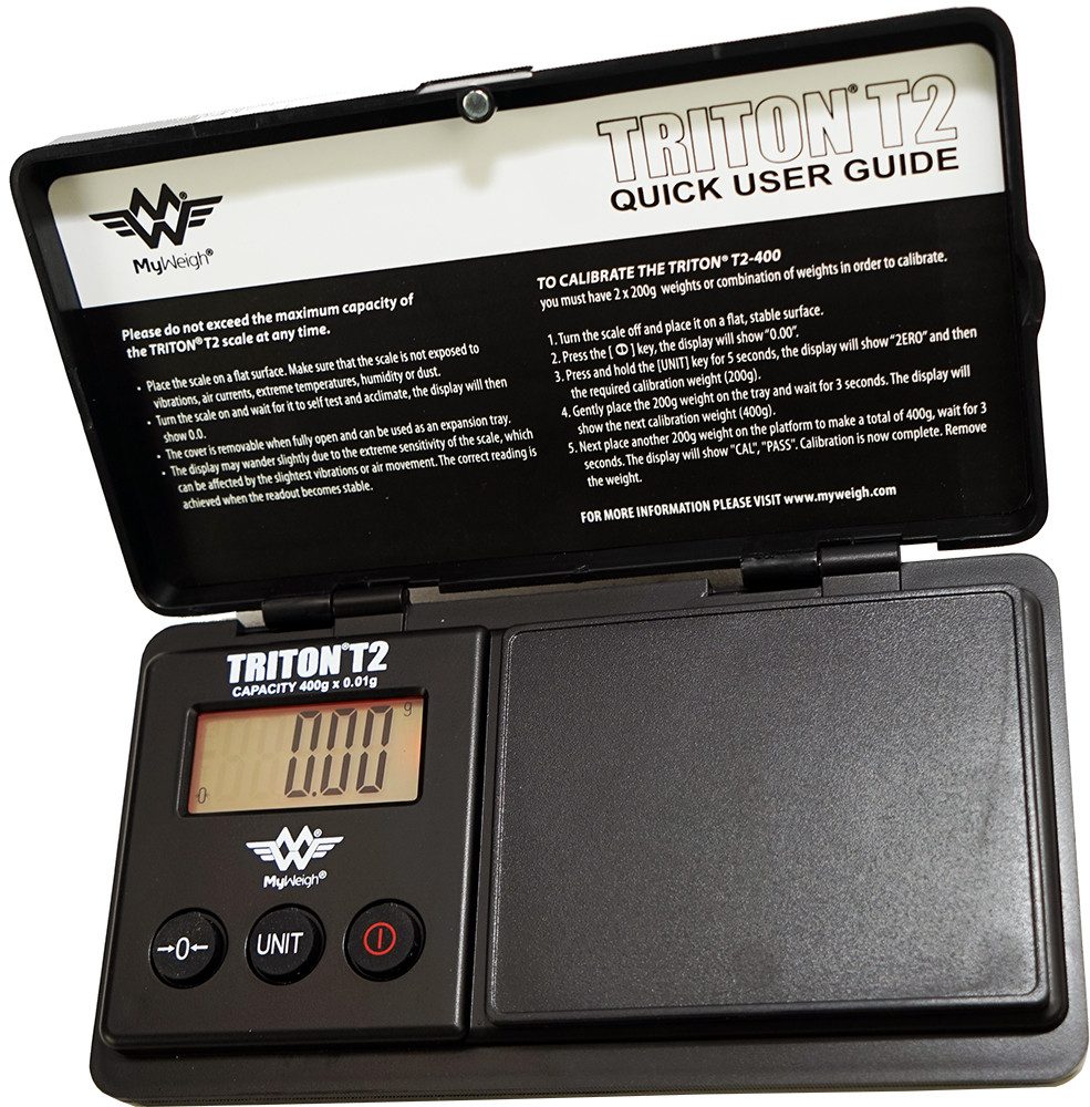 Taschenwaage Digitale Feinwaage T2-400, 400 g / 0,01 g, Taschenwaage
