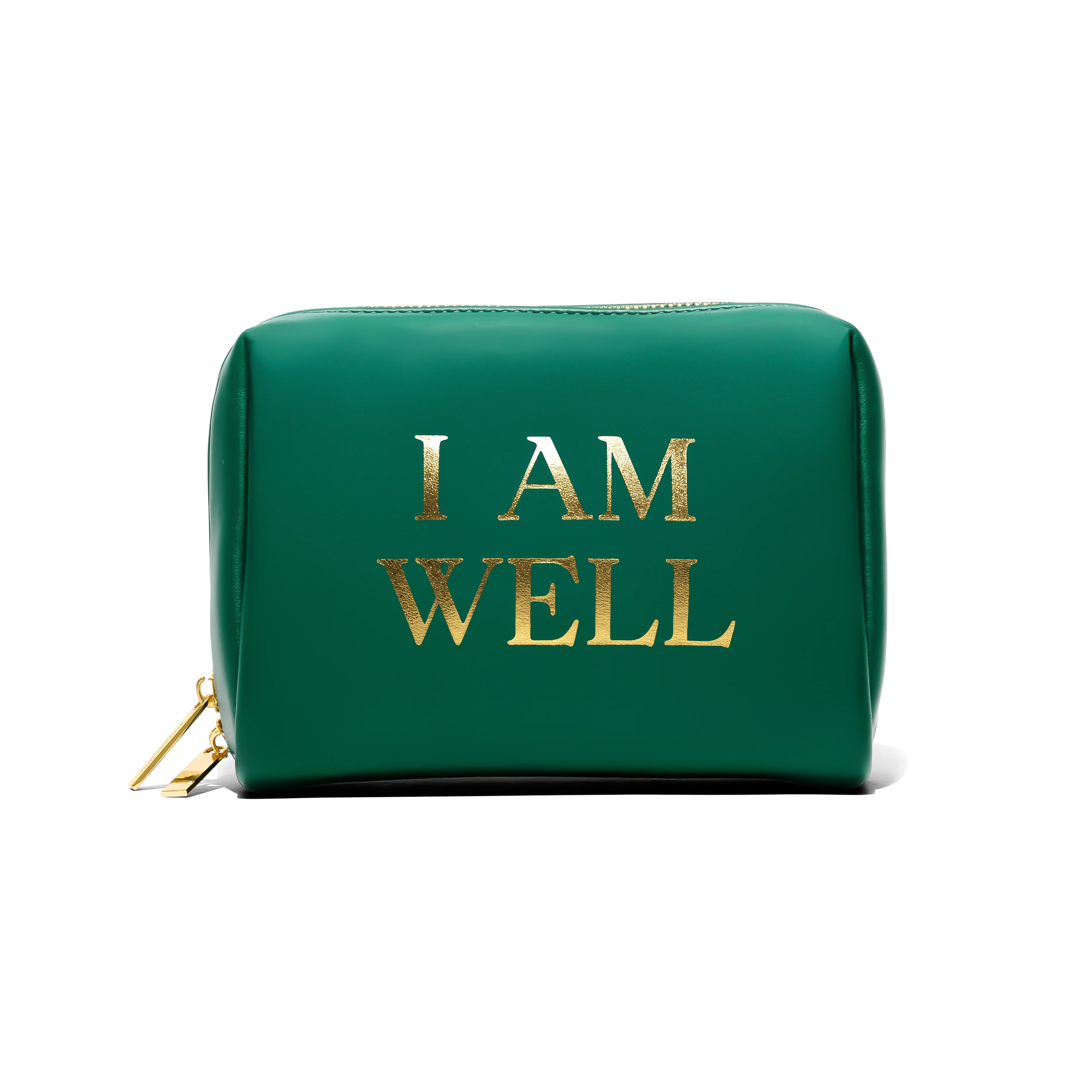 I AM WELL Wellness Pouch �C Emerald Green