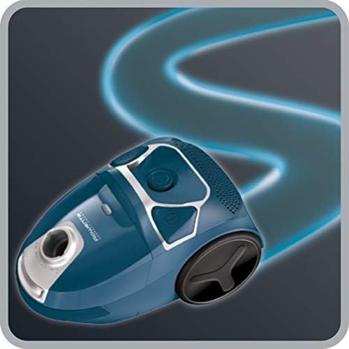 Rowenta RO3950 Staubsauger mit Beutel + 4er Pack Swirl R 39 Staubsaugerbeutel für Dauerhaft hohe Saugleistung, 3L Beutelvolumen, 750 W = 2000W, extrem leise, Hygienefilter, mit Parkettdüse