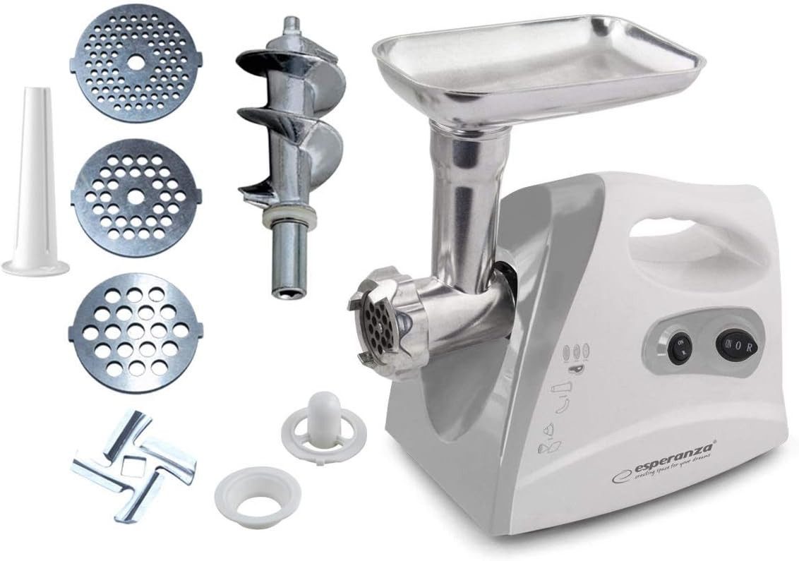 Fleischwolf Elektrischer Fleischwolf Wurstmacher 3-in-1 Set