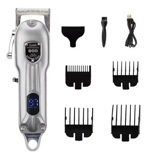 Dog Grooming Kit �C 7000 RPM Cordless Clipper with All-Metal Body & 4 Guide Combs