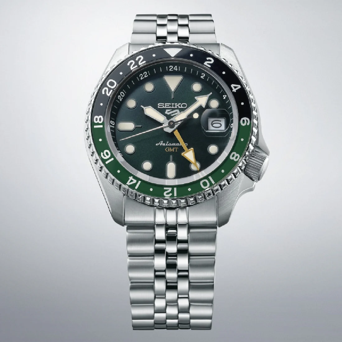 Orologio Seiko 5 sports SSK035K1 GMT automatico verde