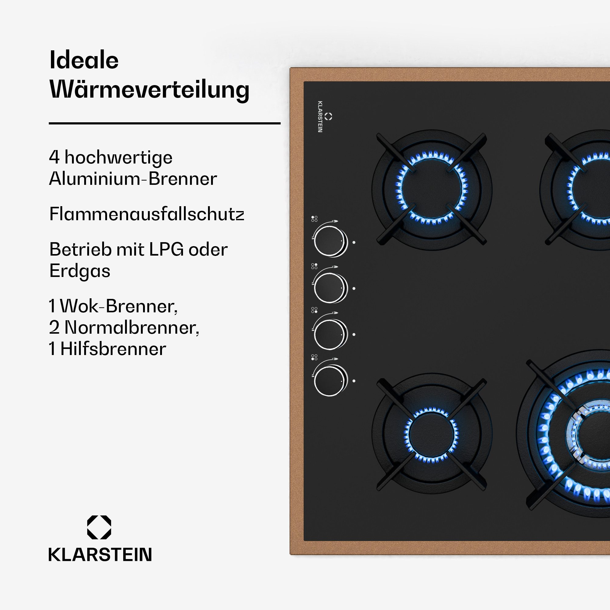 Induktions-Kochfeld Lumiflame