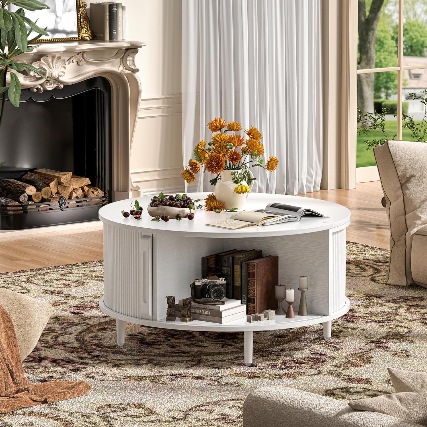 Round Coffee Table, 31.5