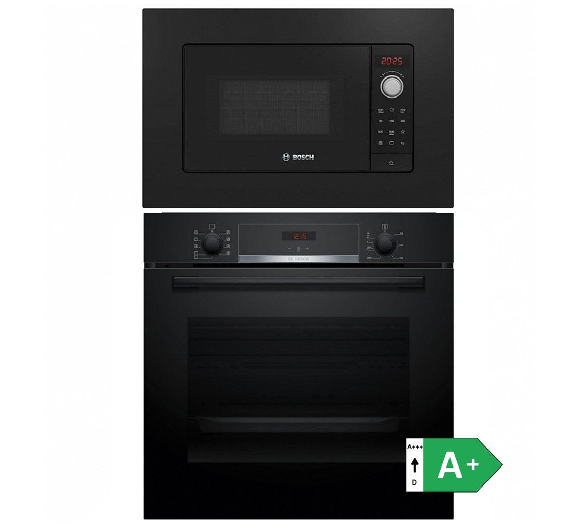 Backofen-Set Einbau Backofen und Mikrowelle einbau Sparset -Autark mit Teleskop