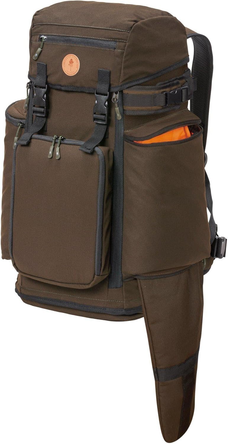 Pinewood unisex Wildmark Rucksack - Jagdrucksack mit praktischen Taschen - kann in einen Stuhl verwandelt werden, ideal für die Jagd, Wandern und Angeln - strapazierfähig