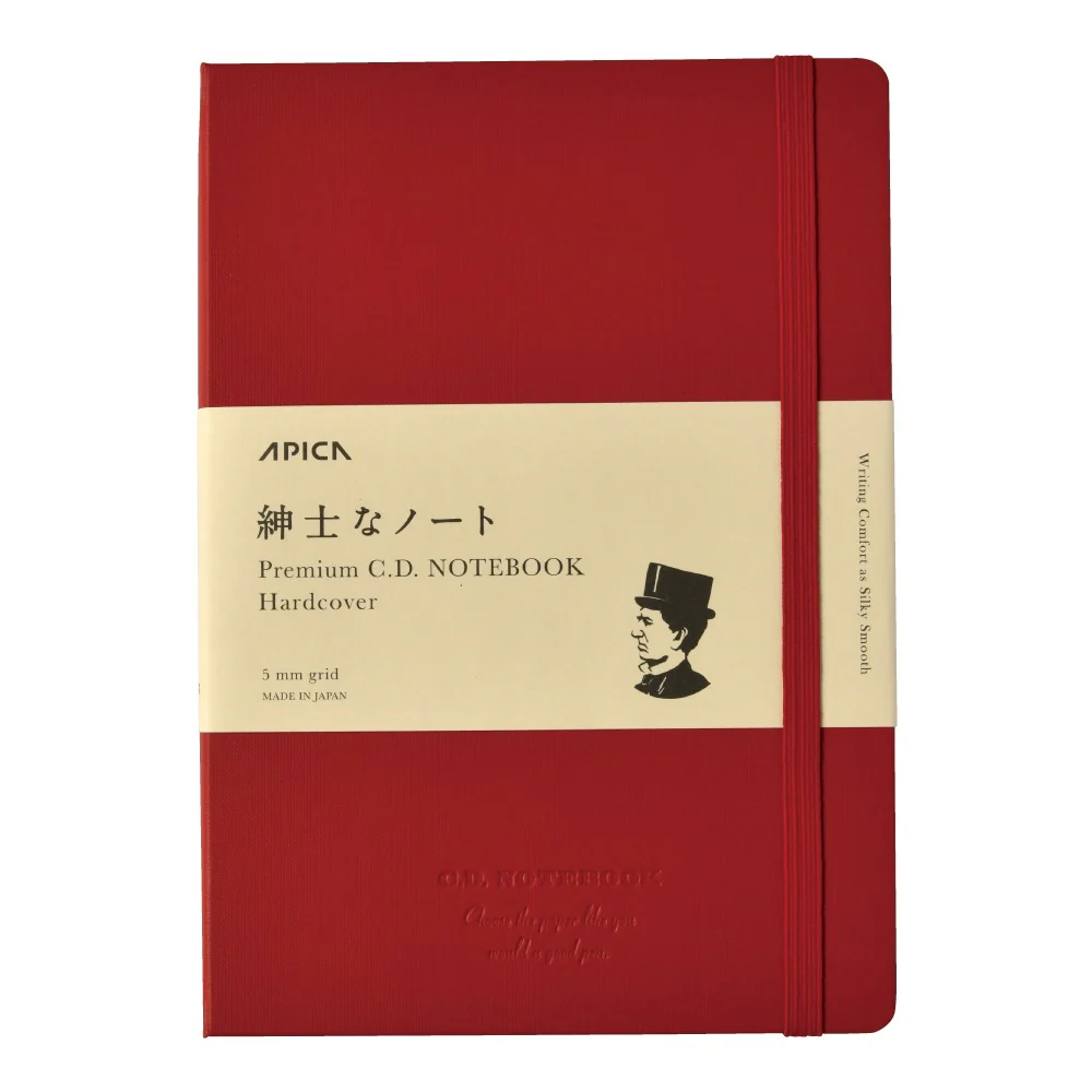 Apica Premium C.D. Hard Cover Notebook - A5 - Grid