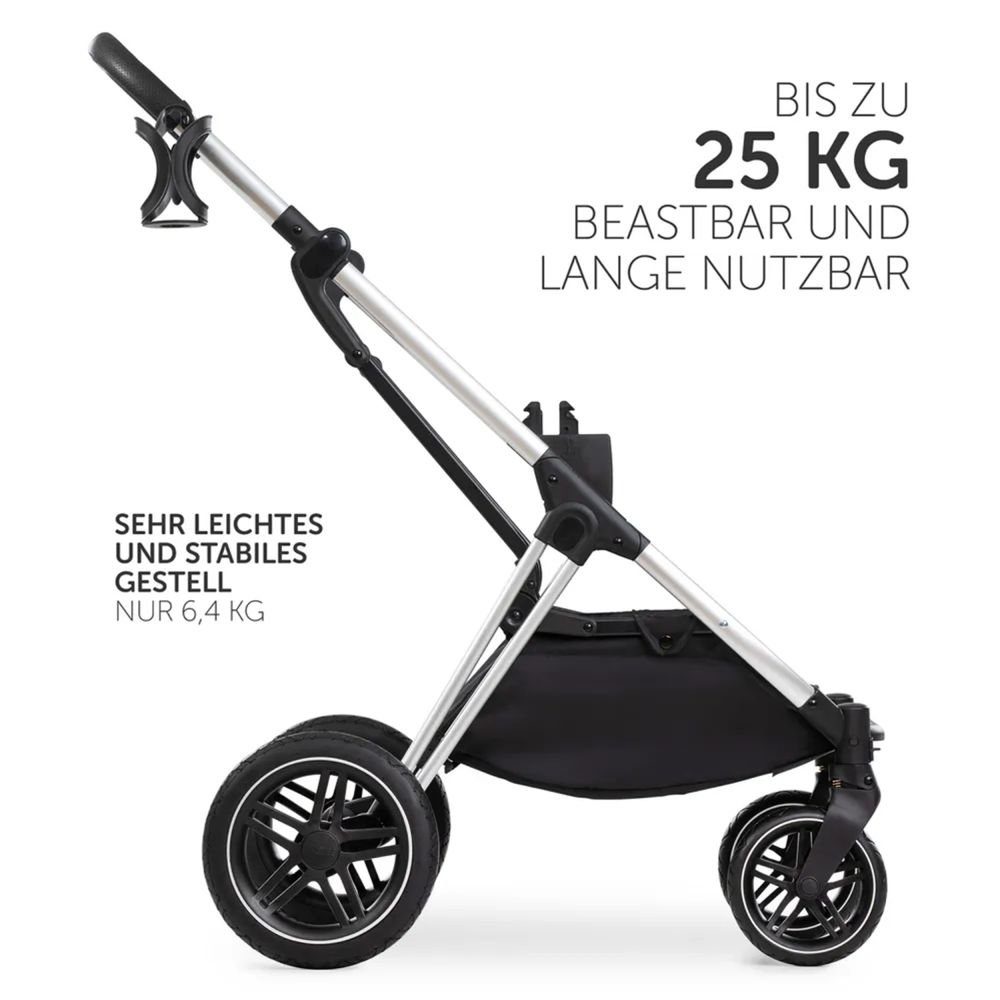 Kombi-Kinderwagen Vision X Duoset Silver - Melange Rose