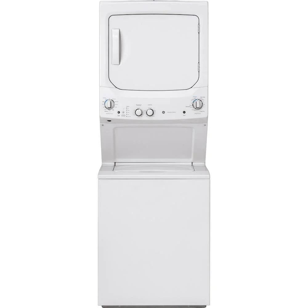Laundry Center 2025 with 3.8 cubic foot (approx. 108 liters) top-loading washing machine and 5.9 cubic foot (approx. 167 liters) electric dryer �C White