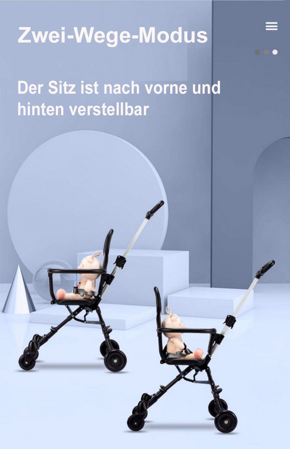 Kinder-Buggy Kinderwagen Baby Buggy ultraleicht und klappbar