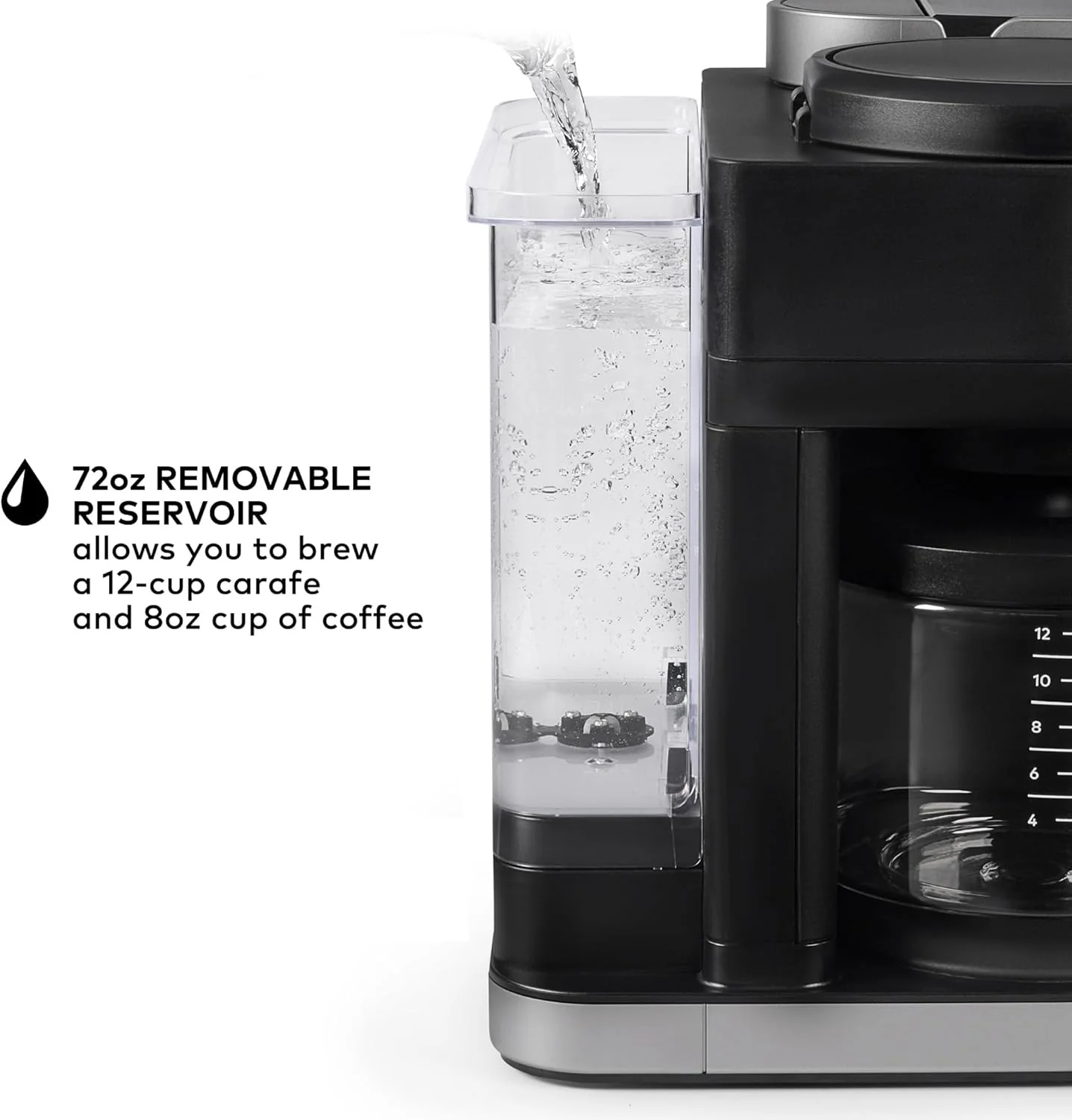 Keurig K-Duo Hot & Iced Single Serve & Carafe Coffee Maker MultiStream Technology 72oz Reservoir