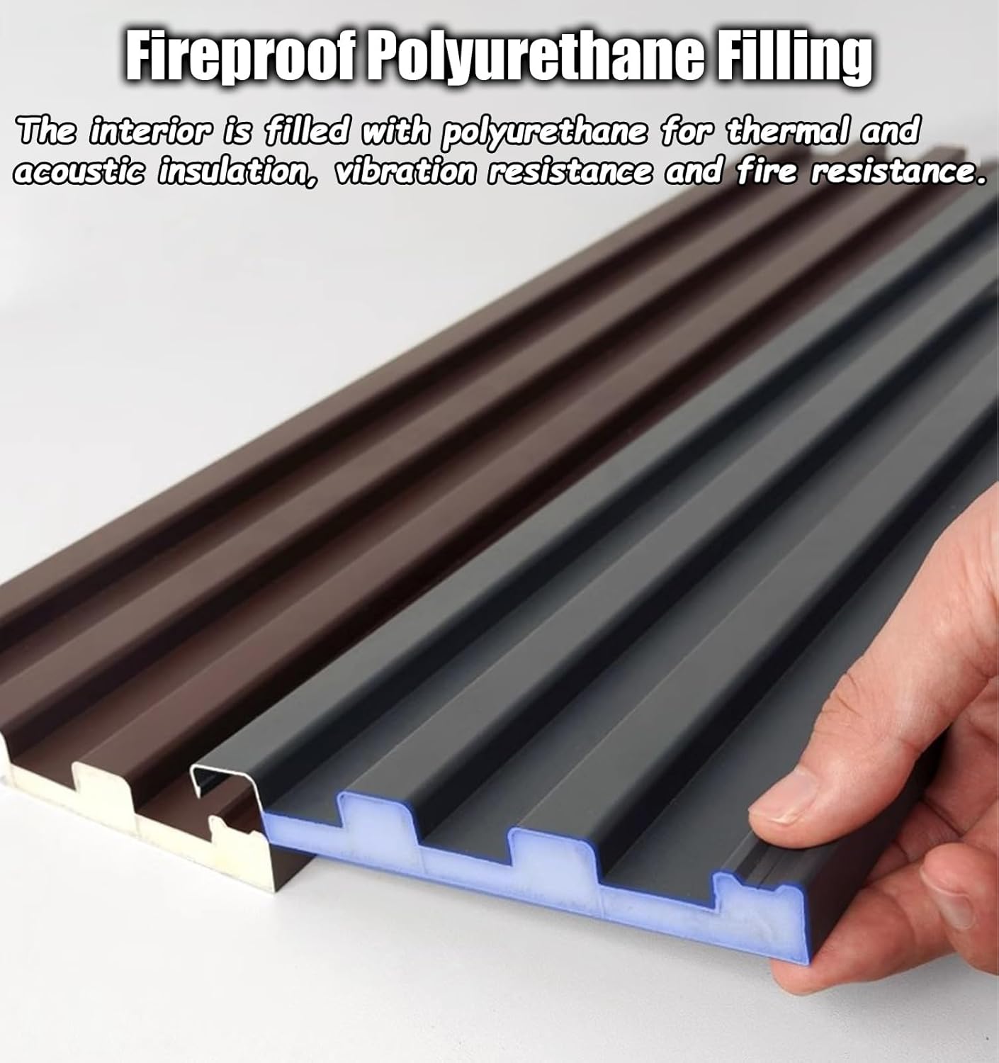 Dachplatten aus Aluminiumlegierung, isolierte Verkleidungsplatte, vielseitige Markisenabdeckung für Heimprojekte, langlebige Dachpaneele