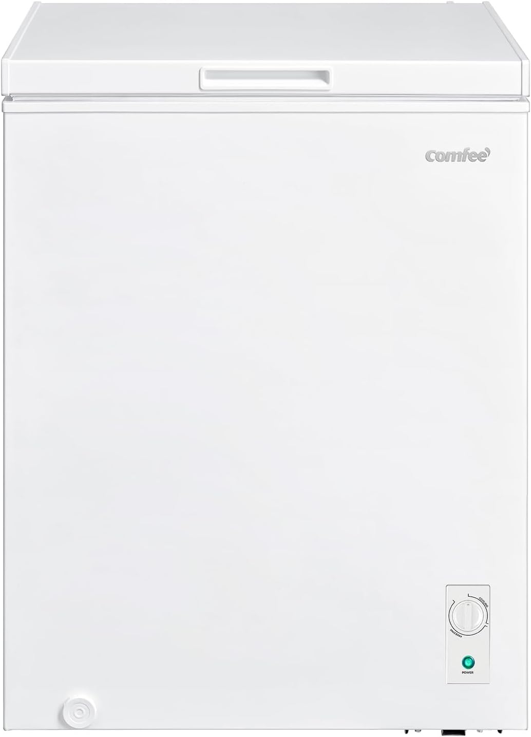 Comfee RCC146WH2EU(E) 143L Congelatore a pozzetto indipendente, Conversione tra congelatore e frigorifero, compressore inverter, Adatto per strutture esterne, garage e capanni, Bianco