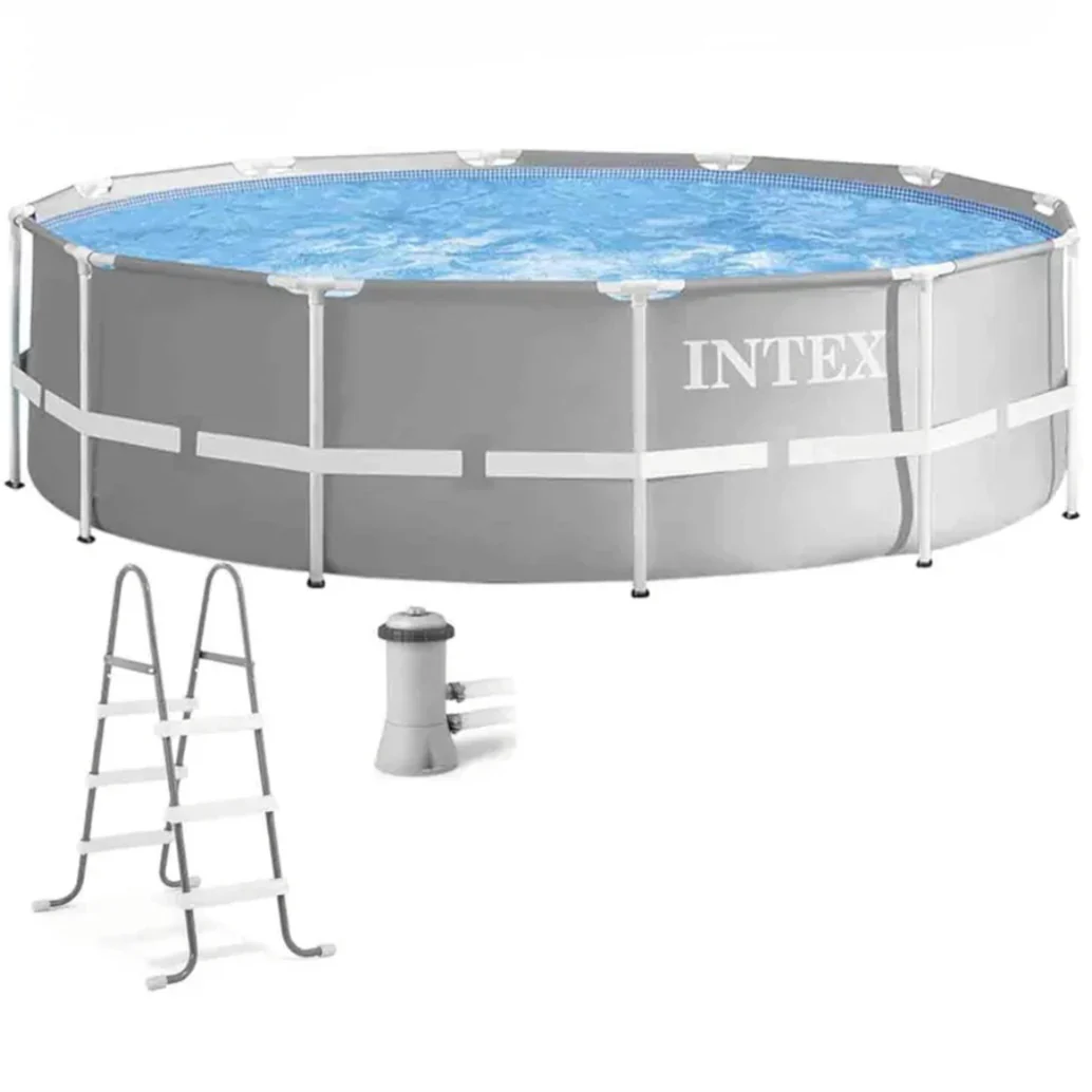 2025 Piscina Intex Prism Frame 12 pies x 39" (Filtro y Escalera Incluidos)