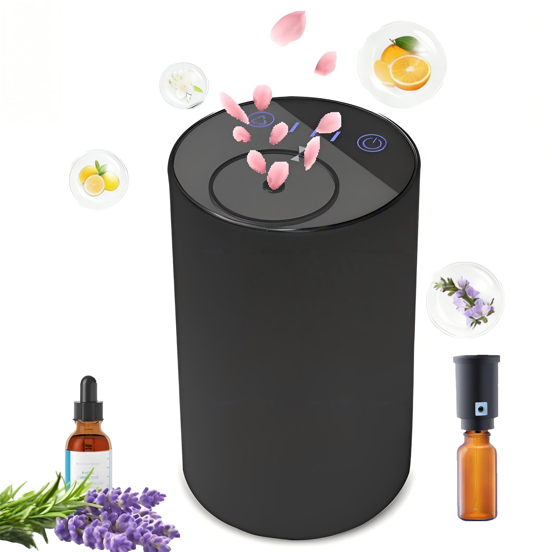 Luftbefeuchter Wasserloser Öle Aroma-Diffusor,Duftzerstäuber,Luftbefeuchter