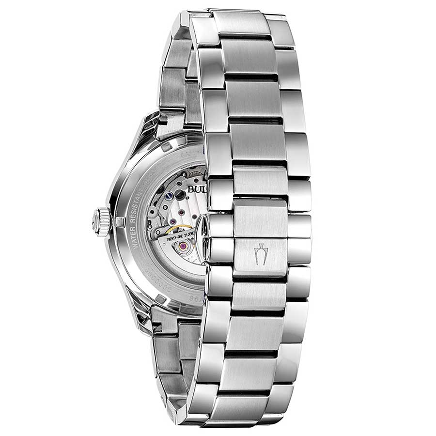 Orologio Bulova 96A207 automatico 60 ore di carica argento