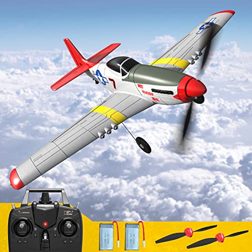 VOLANTEXRC P51d Mustang 4 Canali 2,4 Ghz RC Plane RTF, Aereo Radiocomandato Per Principianti, Aerei RC Per Adulti E Bambini, Semplice E Pronto Per Volare : Amazon.it: Giochi e giocattoli